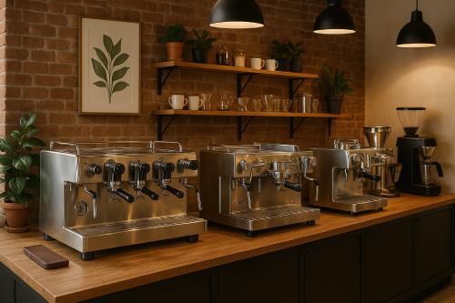Como decorar uma loja de máquinas de café profissionais?